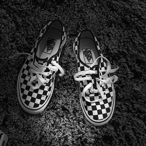 Vans checkerboard shoes